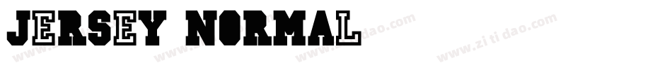 Jersey Normal字体转换